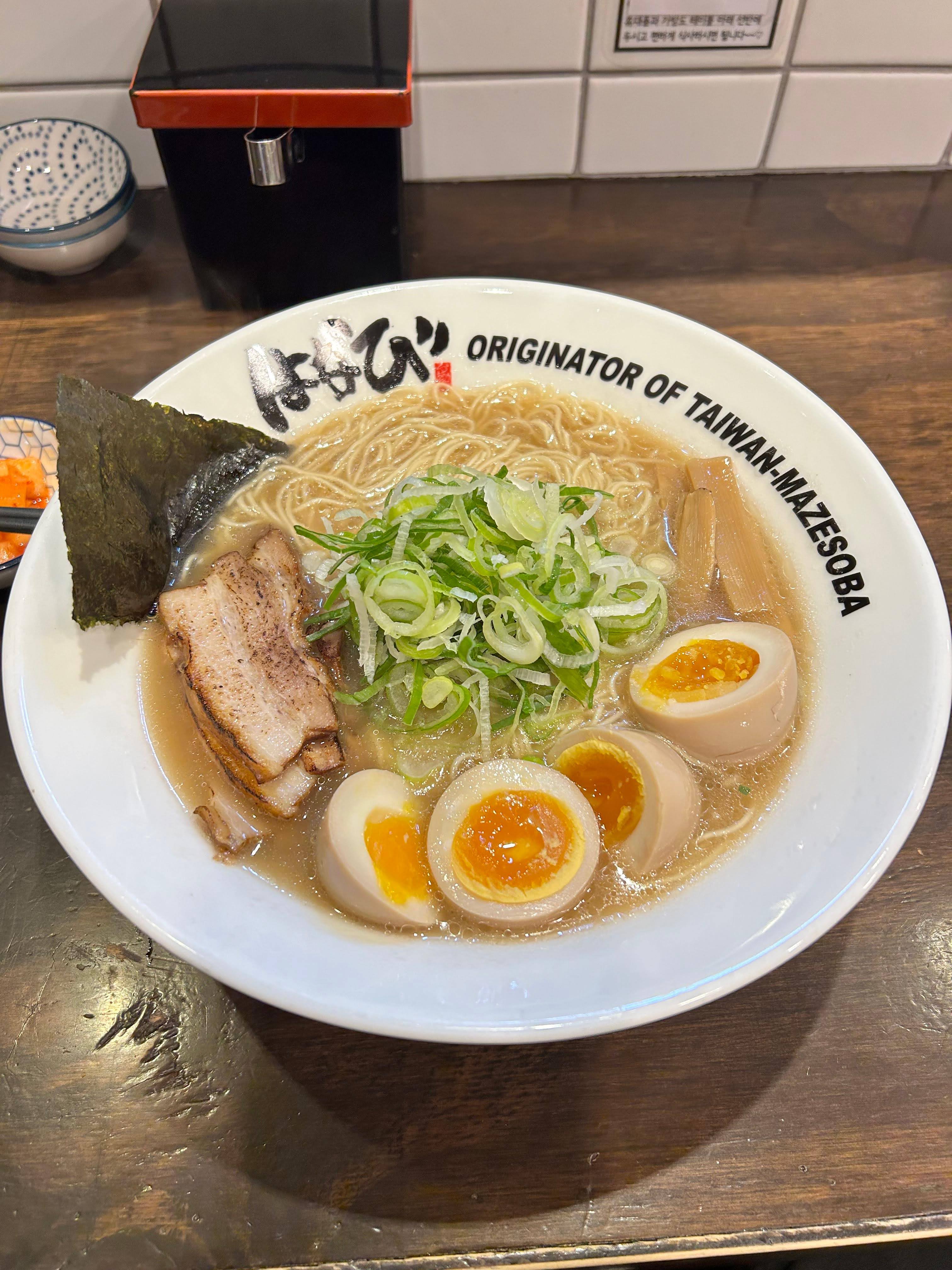 Dish shot at an angle to show layers