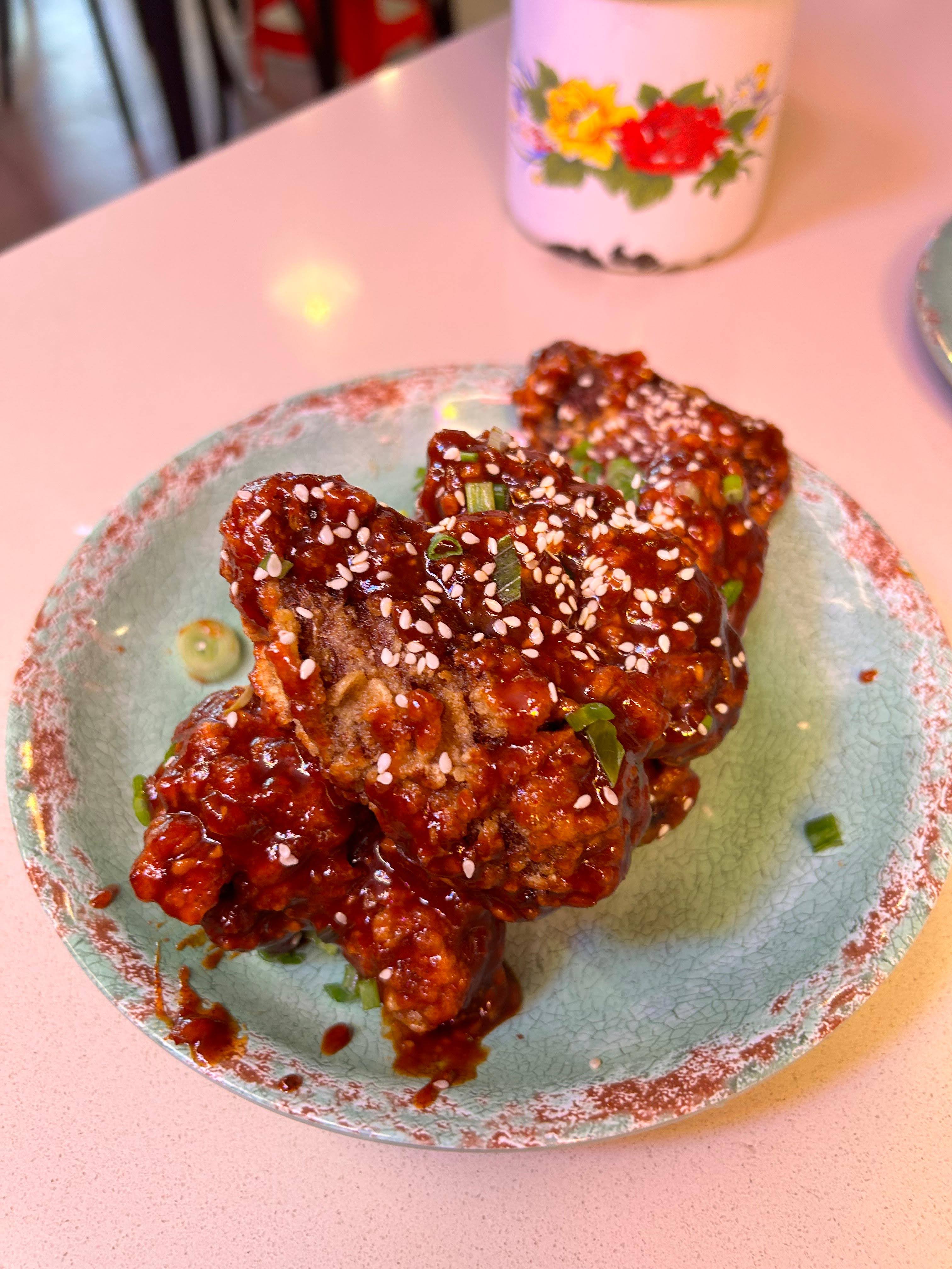 Dish in natural light, sharp focus